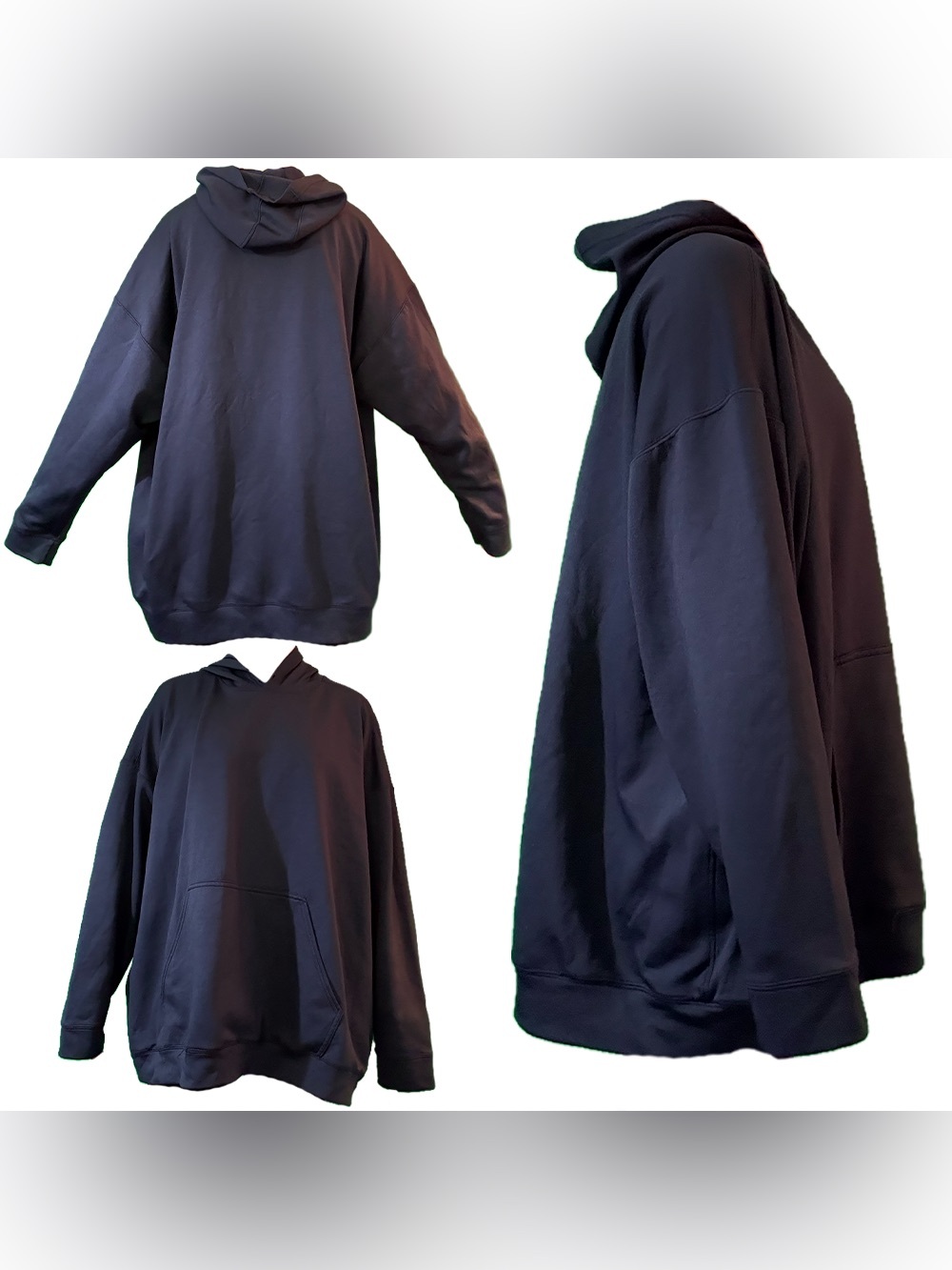 Mens Gildan Performance Blue Pullover Hoodie Size 4XL